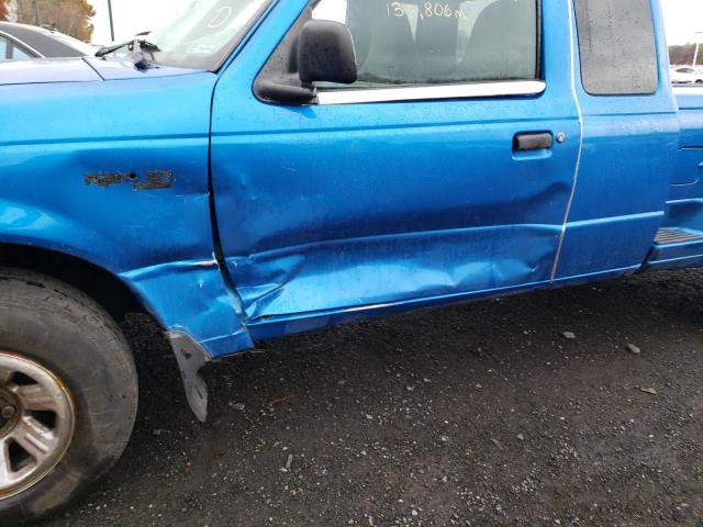 1FTYR14V4YTA84886 - 2000 FORD RANGER SUP BLUE photo 9