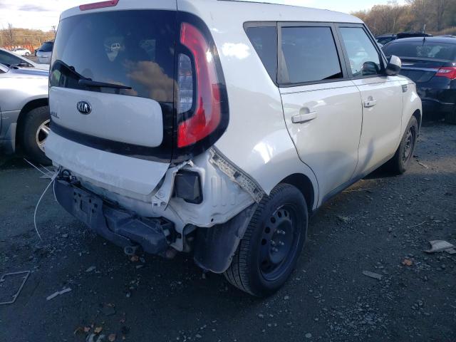 KNDJN2A21E7033198 - 2014 KIA SOUL WHITE photo 4