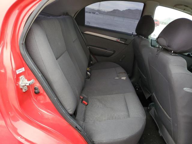 KL1TD566X8B153955 - 2008 CHEVROLET AVEO BASE RED photo 6