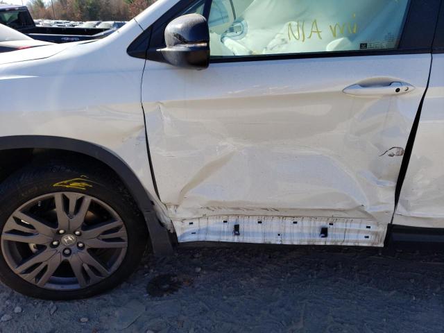 5FNYF8H54MB010957 - 2021 HONDA PASSPORT E 白色 照片 10