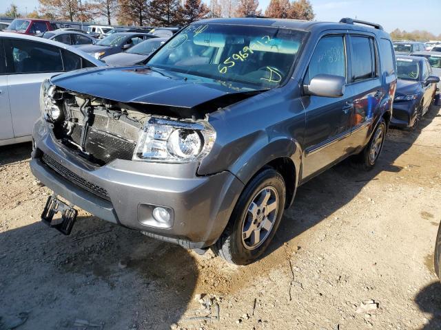 5FNYF48959B052010 - 2009 HONDA PILOT TOUR GRAY photo 2