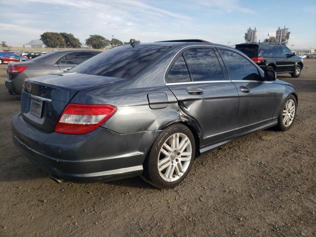 WDDGF54XX9R066037 - 2009 MERCEDES-BENZ C 300 GRAY photo 4