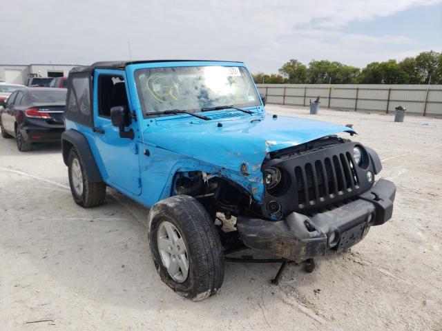 1C4AJWAG6HL688158 - 2017 JEEP WRANGLER S 蓝色 照片 1