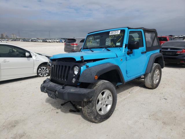 1C4AJWAG6HL688158 - 2017 JEEP WRANGLER S 蓝色 照片 2