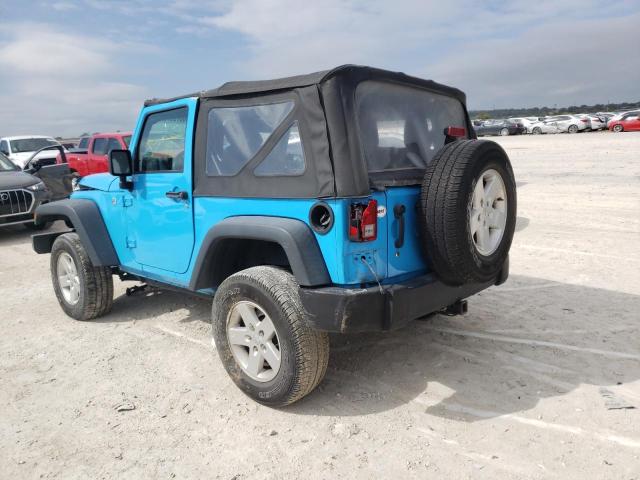 1C4AJWAG6HL688158 - 2017 JEEP WRANGLER S 蓝色 照片 3