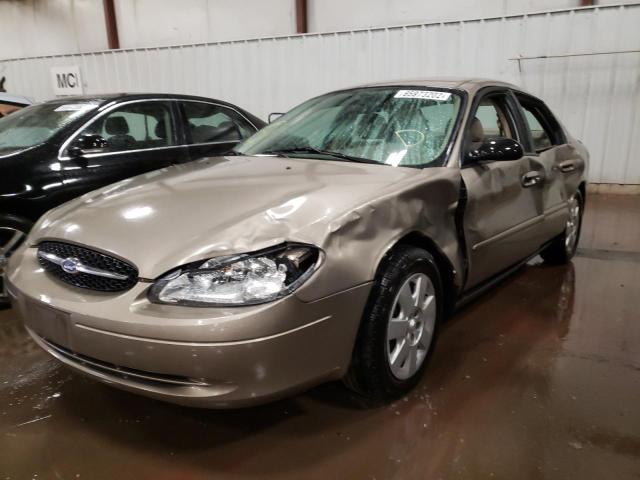 1FAFP52U73G279838 - 2003 FORD TAURUS LX GOLD photo 2