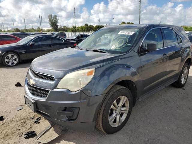 2CNFLCEC0B6233064 - 2011 CHEVROLET EQUINOX LS CHARCOAL photo 2