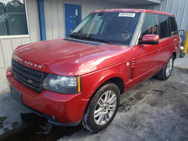 SALME1D49CA372854 - 2012 LAND ROVER RANGE ROVE RED photo 2