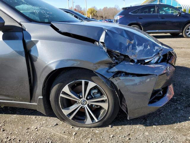 3N1AB8CV4LY304367 - 2020 NISSAN SENTRA SV GRAY photo 9