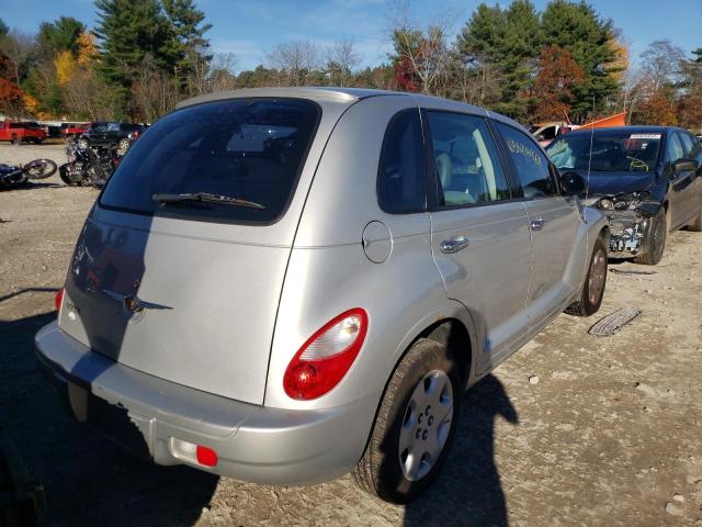 3A4FY48BX7T554539 - 2007 CHRYSLER PT CRUISER SILVER photo 4