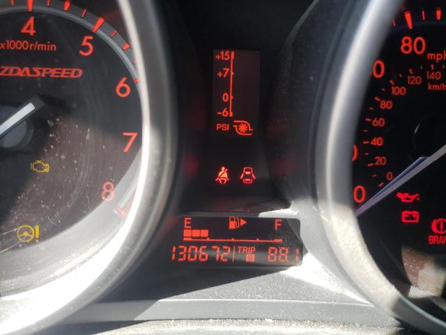 JM1BL1H42A1278570 - 2010 MAZDA SPEED 3 BLACK photo 8