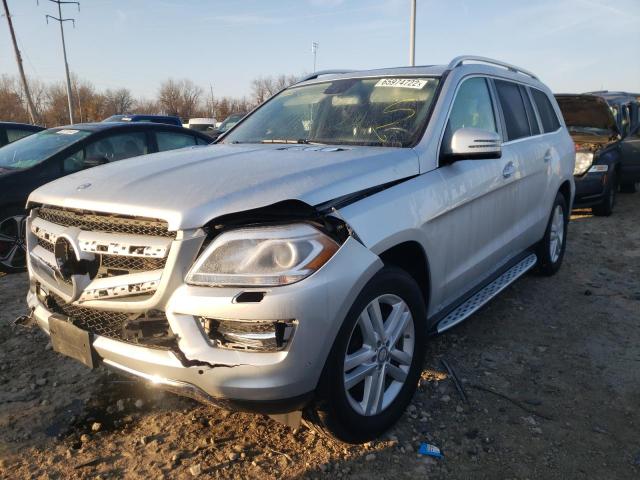 4JGDF6EE6GA643380 - 2016 MERCEDES-BENZ GL 450 4MA SILVER photo 2