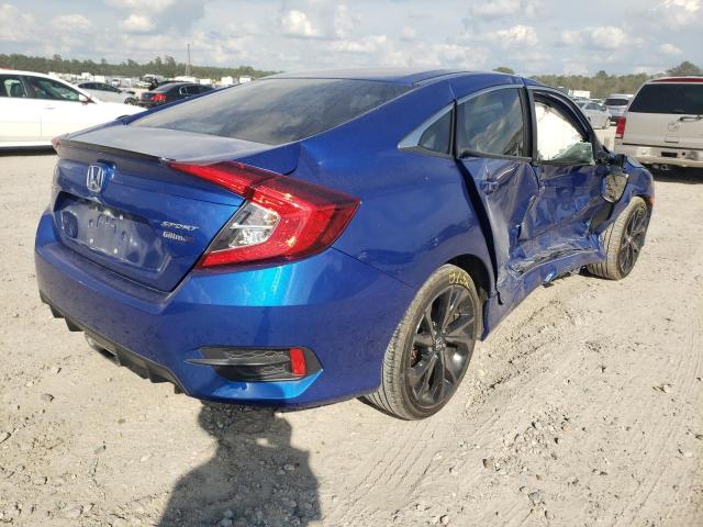 2HGFC2F8XMH544793 - 2021 HONDA CIVIC SPOR 蓝色 照片 4