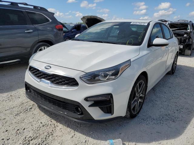 3KPF34AD1KE043556 - 2019 KIA FORTE GT L WHITE photo 2