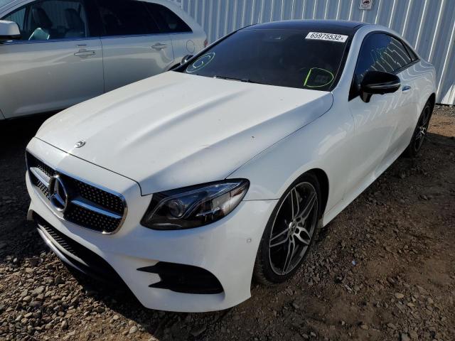 W1K1J6JB0LF139637 - 2020 MERCEDES-BENZ E 450 4MAT WHITE photo 2