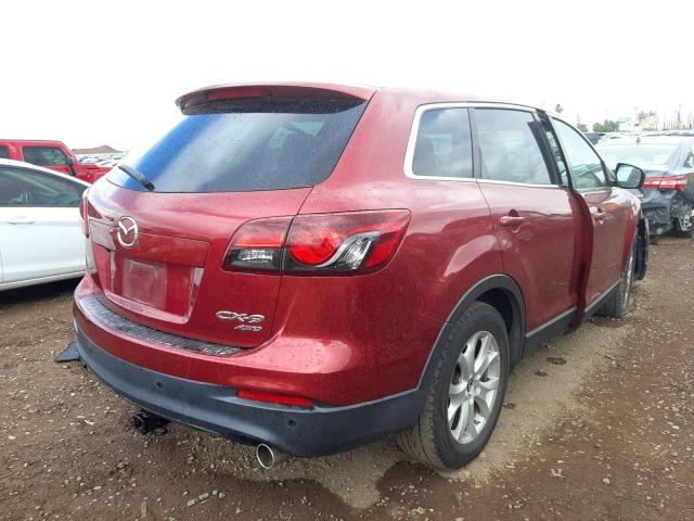 JM3TB3CVXD0411354 - 2013 MAZDA CX-9 TOURI RED photo 4