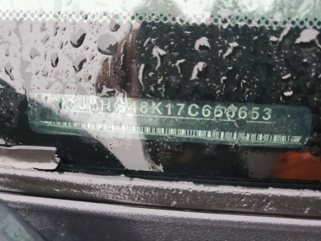 1J8HG48K17C666653 - 2007 JEEP COMMANDER 白色 照片 10