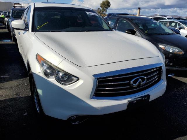 JN8CS1MU5DM141725 - 2013 INFINITI FX37 WHITE photo 1