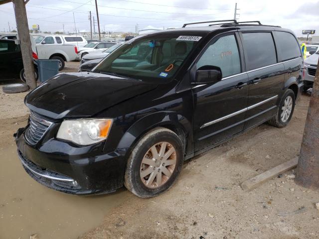 2C4RC1BG3ER403000 - 2014 CHRYSLER TOWN & COU BLACK photo 1