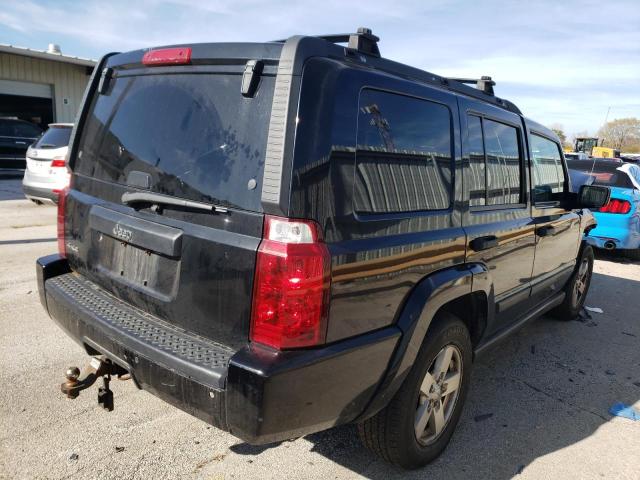1J8HG48N76C105446 - 2006 JEEP COMMANDER 黑色 照片 4