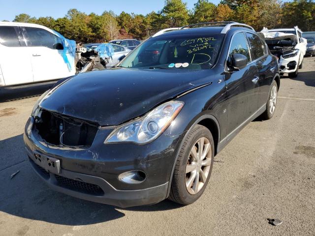 JN1AJ0HR0BM852092 - 2011 INFINITI EX35 BASE BLACK photo 2