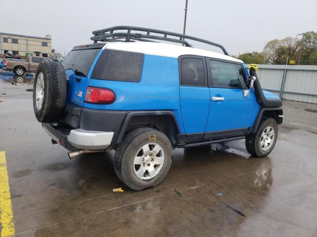 JTEBU11F570040540 - 2007 TOYOTA FJ CRUISER BLUE photo 3