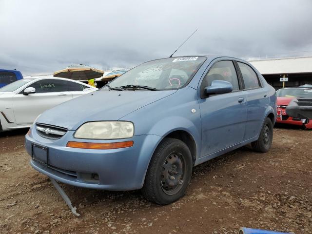 KL1TD566X6B597088 - 2006 CHEVROLET AVEO BASE BLUE photo 2