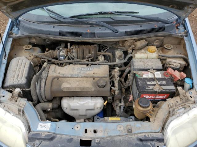 KL1TD566X6B597088 - 2006 CHEVROLET AVEO BASE BLUE photo 7