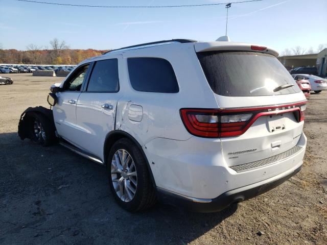 1C4RDJEG7FC176946 - 2015 DODGE DURANGO CI WHITE photo 3