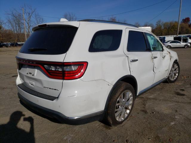 1C4RDJEG7FC176946 - 2015 DODGE DURANGO CI WHITE photo 4