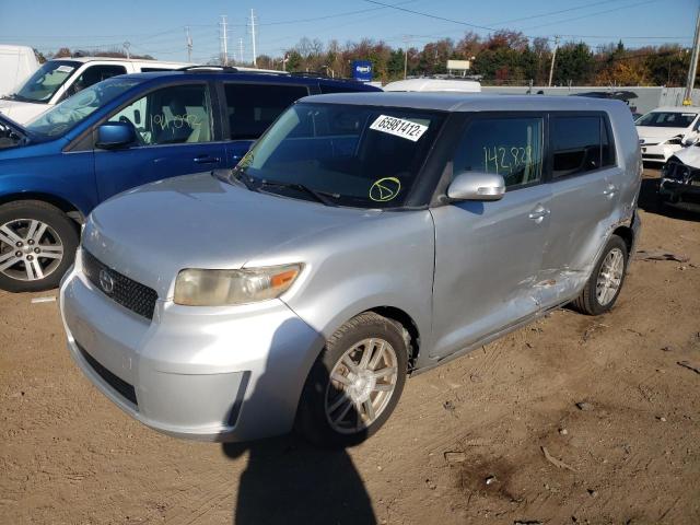 JTLKE50E381053255 - 2008 TOYOTA SCION XB ვერცხლისფერი ფოტო 2