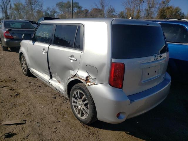 JTLKE50E381053255 - 2008 TOYOTA SCION XB ვერცხლისფერი ფოტო 3