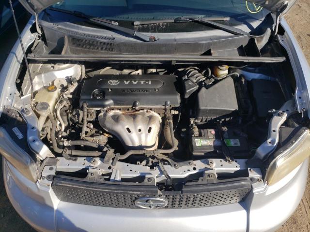 JTLKE50E381053255 - 2008 TOYOTA SCION XB ვერცხლისფერი ფოტო 7