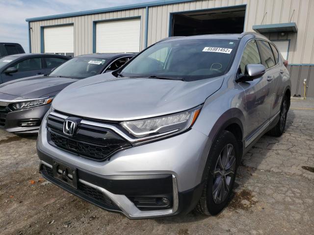 5J6RW2H90LL004826 - 2020 HONDA CR-V TOURI SILVER photo 2