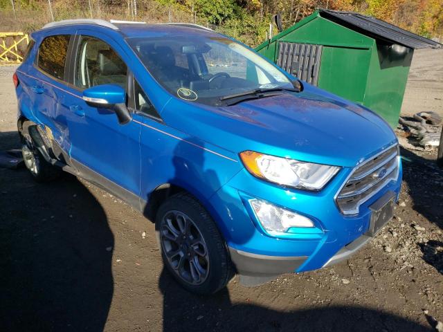 MAJ6S3KL8KC280075 - 2019 FORD ECOSPORT T BLUE photo 1