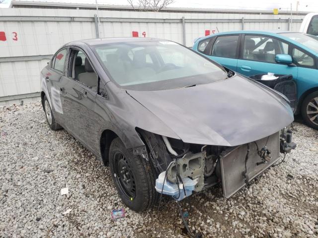 19XFB2F55FE112344 - 2015 HONDA CIVIC LX GRAY photo 1