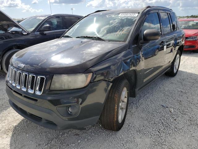 1C4NJCBB8ED797200 - 2014 JEEP COMPASS SP BLACK photo 2