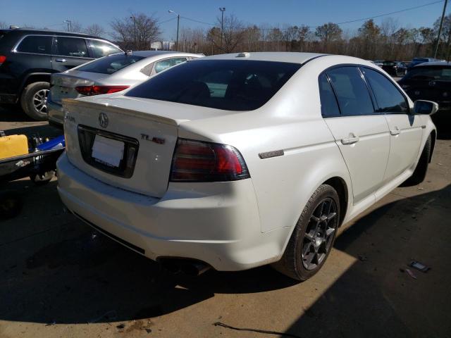 19UUA76558A048501 - 2008 ACURA TL TYPE S WHITE photo 4