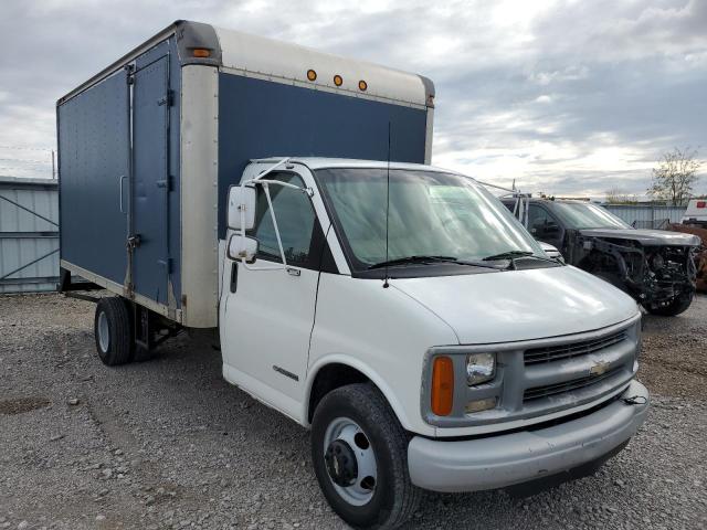 1GBJG31F211179520 - 2001 CHEVROLET EXPRESS CU BLUE photo 1