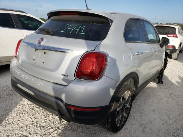 ZFBCFYCTXGP388360 - 2016 FIAT 500X TREKK WHITE photo 4