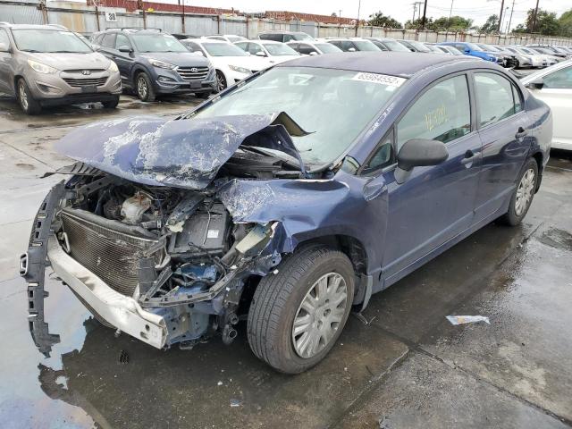 2HGFA16319H512861 - 2009 HONDA CIVIC VP BLUE photo 2