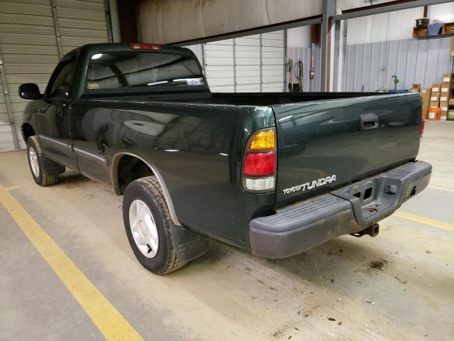 5TBJN32162S238067 - 2002 TOYOTA TUNDRA GREEN photo 3