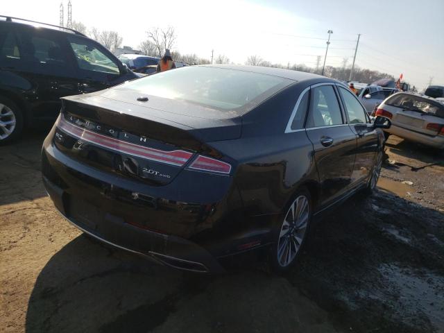 3LN6L5F91LR603270 - 2020 LINCOLN MKZ RESERV შავი ფოტო 4