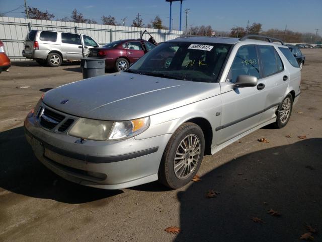 YS3ED59AX53521261 - 2005 SAAB 9-5 ARC SILVER photo 2