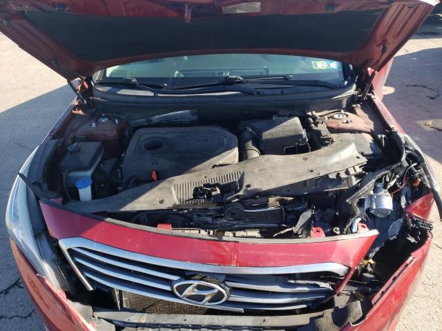 5NPE24AF8FH017960 - 2015 HYUNDAI SONATA SE RED photo 7