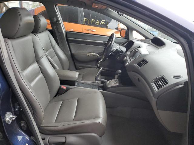 19XFA16909E007943 - 2009 HONDA CIVIC EXL Niebieski zdjęcie 5