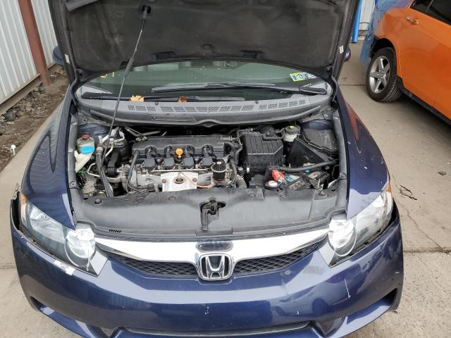 19XFA16909E007943 - 2009 HONDA CIVIC EXL Niebieski zdjęcie 7