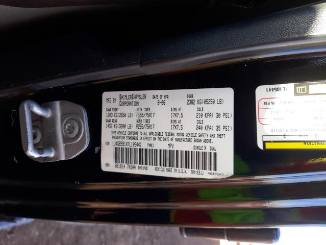 1J4GB591X7L105441 - 2007 JEEP WRANGLER S BLACK photo 10