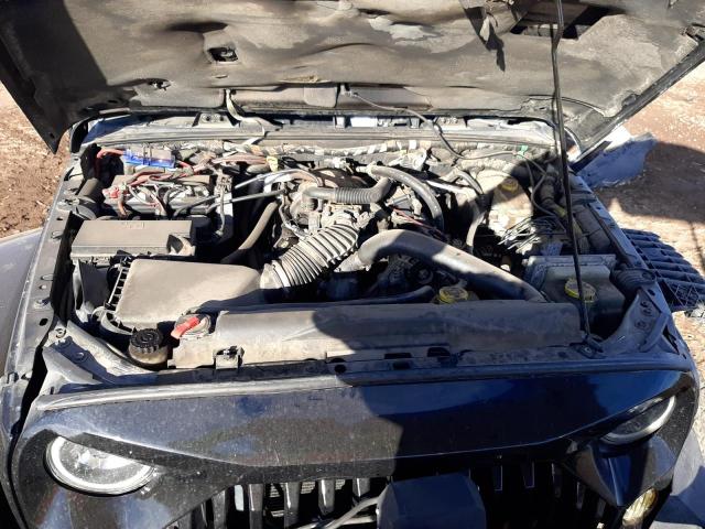 1J4GB591X7L105441 - 2007 JEEP WRANGLER S BLACK photo 7