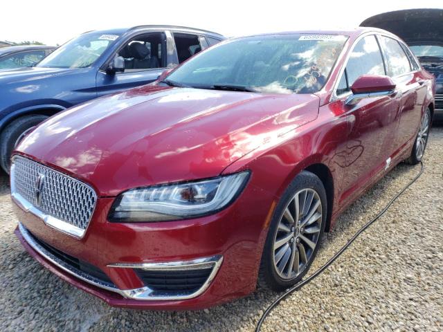 3LN6L5C94HR664723 - 2017 LINCOLN MKZ SELECT RED photo 2